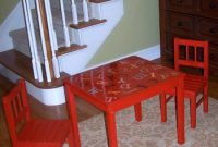 Paint Makeover for Kids’ Table and Chairs
