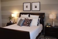 Painted Wall Stripe Ideas for Bedroom and Bathroom