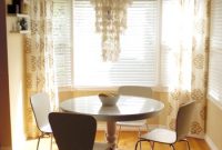 Capiz Chandelier Transforms Kitchen Nook into Elegant Space