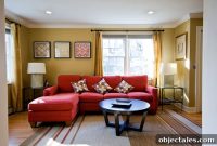 Abbey’s Living Room Makeover: Styling a Red Sofa