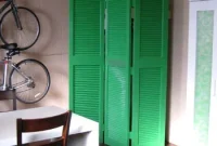 Convert Bifold Doors into a Screen to Conceal a Water Heater