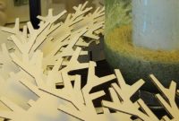 How to Make a Cardboard Snowflake Wreath