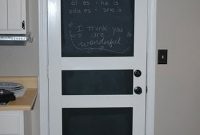 DIY Paneled Chalkboard Door Tutorial
