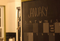 DIY Chalkboard Wall Calendar: Step-by-Step Tutorial