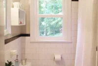 Switch to an Extra-Long Shower Curtain for a Tidier Bathroom