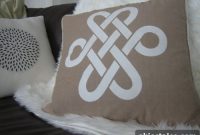 Stencil Pillows and Curtain Panels: Step-by-Step Tutorial