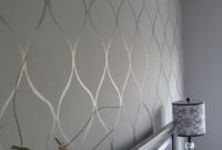 Create a Silver Wall Stencil That Mimics Wallpaper