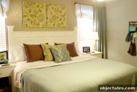 Create a Unique Headboard from Reclaimed Cabinet Doors