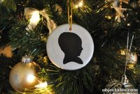 DIY Baby’s First Christmas Silhouette Ornaments