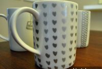 How to Decorate Mugs with a Silver Sharpie