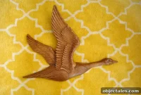 Vintage Wooden Duck Wall Décor