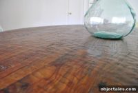 Space-Saving Round Wood Pedestal Dining Table