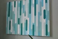 Create a Striking Geometric Painting on Canvas