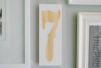 DIY Wood Plaque with Custom Number or Letter