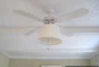 How to Install a Lampshade on a Ceiling Fan