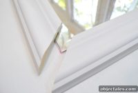 How to Frame a Mirror Mounted on a Door