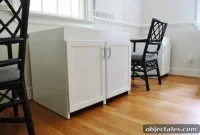 Build a Double Desk Using Secondhand Cabinets