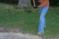 Remove Chair Molding and Tear Out a Slate Path
