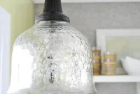 How to Spray Paint a Pendant Light Cord and Canopy