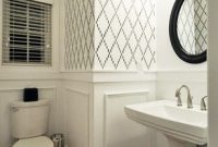 Transform Your Bathroom with a Trellis Wall Stencil