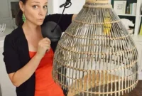Turn a Basket into a Stylish Pendant Light