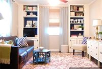 How to Convert Bookcases into Built-In Shelving and Paint Them