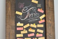 DIY Thanksgiving Gratitude Chalkboard Tutorial