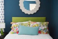 How to Hang a Round Mirror Above Your Bed