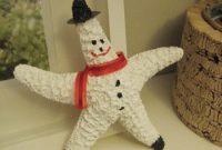How to Make Santa & Snowman Starfish Christmas Ornaments