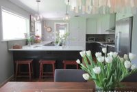 Dark Gray Base Cabinets with Bright White Upper Cabinets