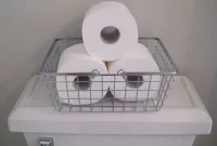 3 Stylish Ways to Store Toilet Paper on Open Shelves
