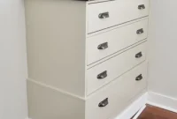 Transform IKEA Dressers Into Built-In Bookshelves