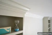 Add Crown Molding to Built-In Bookcases