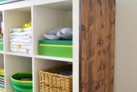 DIY: Wrap an IKEA Expedit Bookcase in Wood