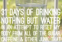 Aquatober: 31-Day Water-Only Challenge