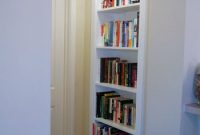 Transform a Wall Niche Into a Stylish Built In Bookshelf