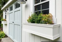 How We Painted Our Shed and Added Window Boxes