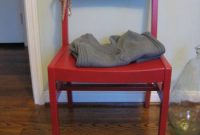 How to Sand and Paint a Modern Chair Red