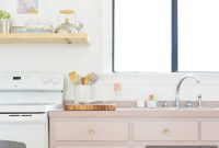 Before and After: Pink Kitchen Cabinets Makeover