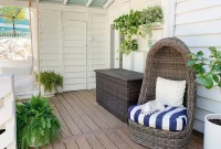 Hide Unsightly Utility Boxes with a DIY Shelf