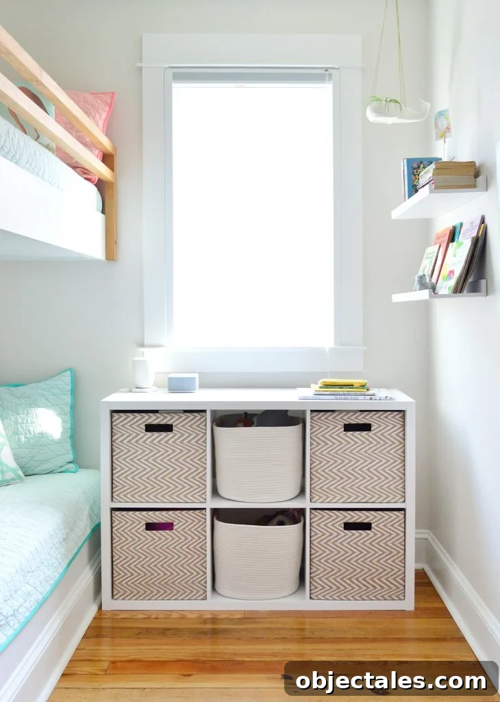 Install Smart Motorized Blinds: Step-by-Step Guide 5 Six Cube Organizer Shelf In Kids Beach House Bunk Room
