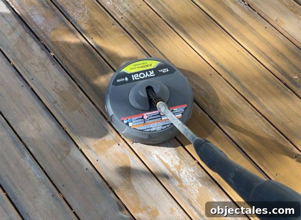 12 Inch Surface Pressure Attachment For Ryobi Electric Pressure Washer