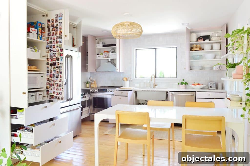Small IKEA Kitchen Storage and Organization Ideas 2 Ikea Kitchen With All Drawers Open