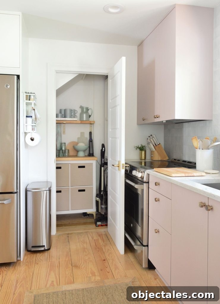 Utility Closet Storage Ideas to Maximize Space 3 Small Utility Closet Organized With Cube Storage And Open Shelving