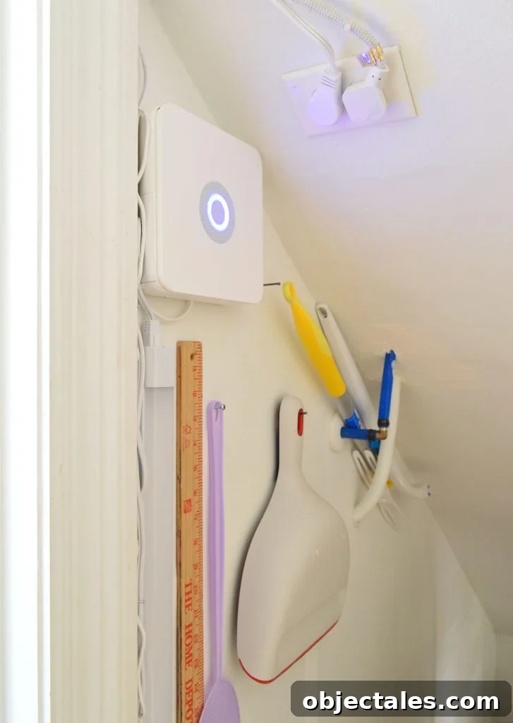 Utility Closet Storage Ideas to Maximize Space 19 Inside Wall Of Utility Closet With Dustpan And Fly Swatter