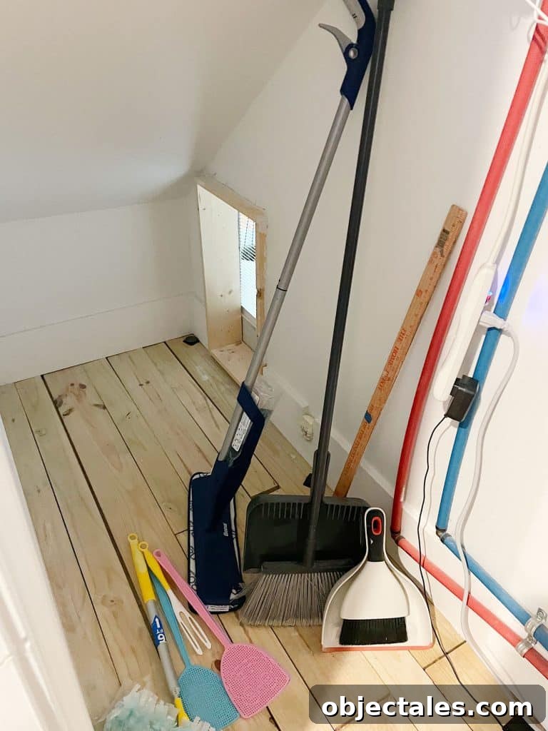 Utility Closet Storage Ideas to Maximize Space 9 Empty Under Stair Storage In Utility Closet
