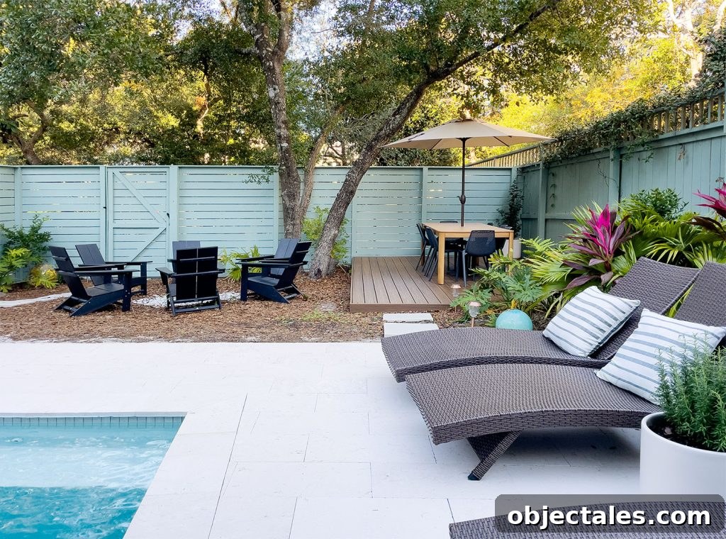 Rooms People Rarely Miss After Downsizing 11 Pool-Area-With-New-Dining-Table-Vertical