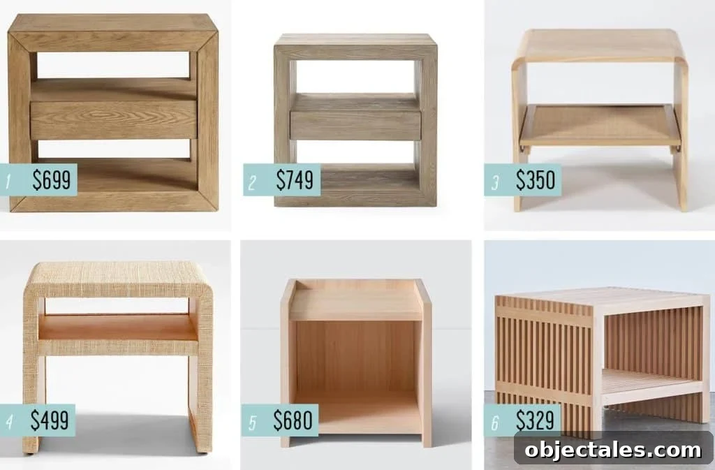 Modern Wood Nightstand Comparison Shopping