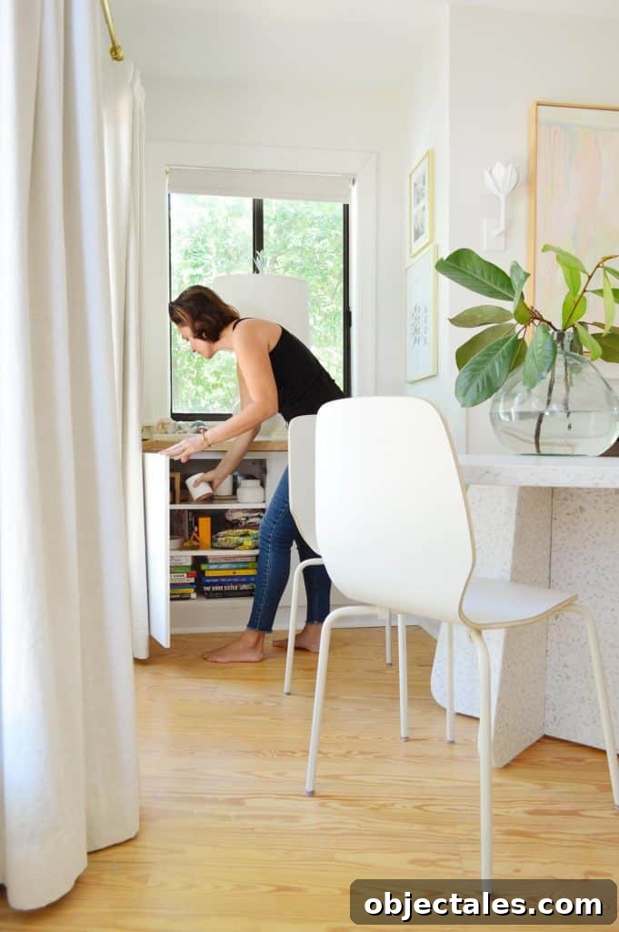Convert IKEA Besta Cabinets Into Custom Built-Ins 17 Sherry Getting Candle Out Of Ikea Besta Storage Unit In Bedroom
