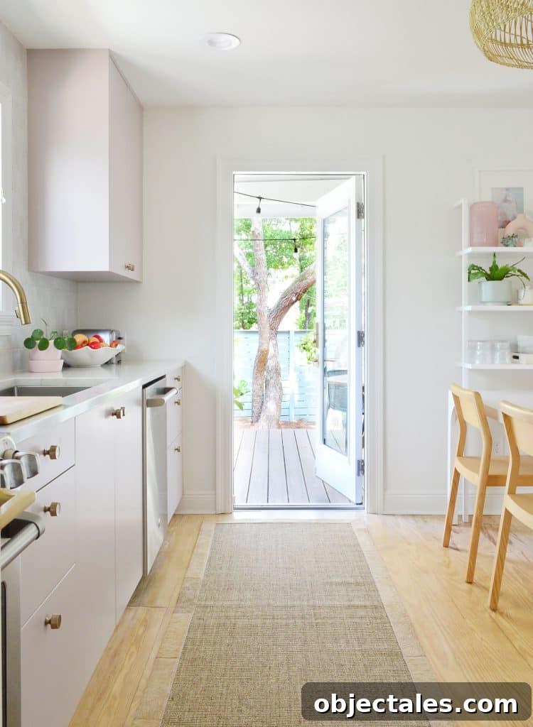 Add Outdoor Storage: Smart Shed, Cabinet, and Deck Ideas 7 Open Door View To Kitchen Porch With Trees Outside